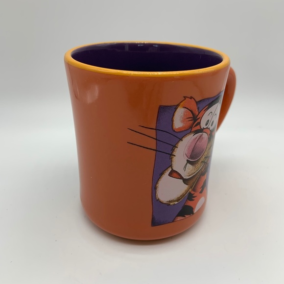 Disney Winnie the Pooh Tigger Ceramic Coffee Mug Orange/Purple - Picture 2 of 13